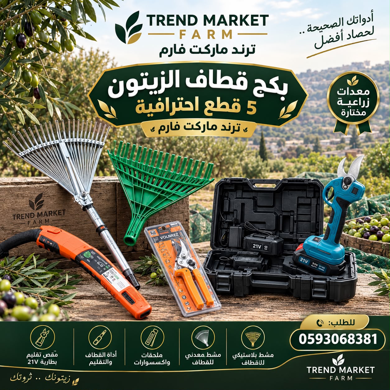 بكج قطف الزيتون | TREND MARKET FARM